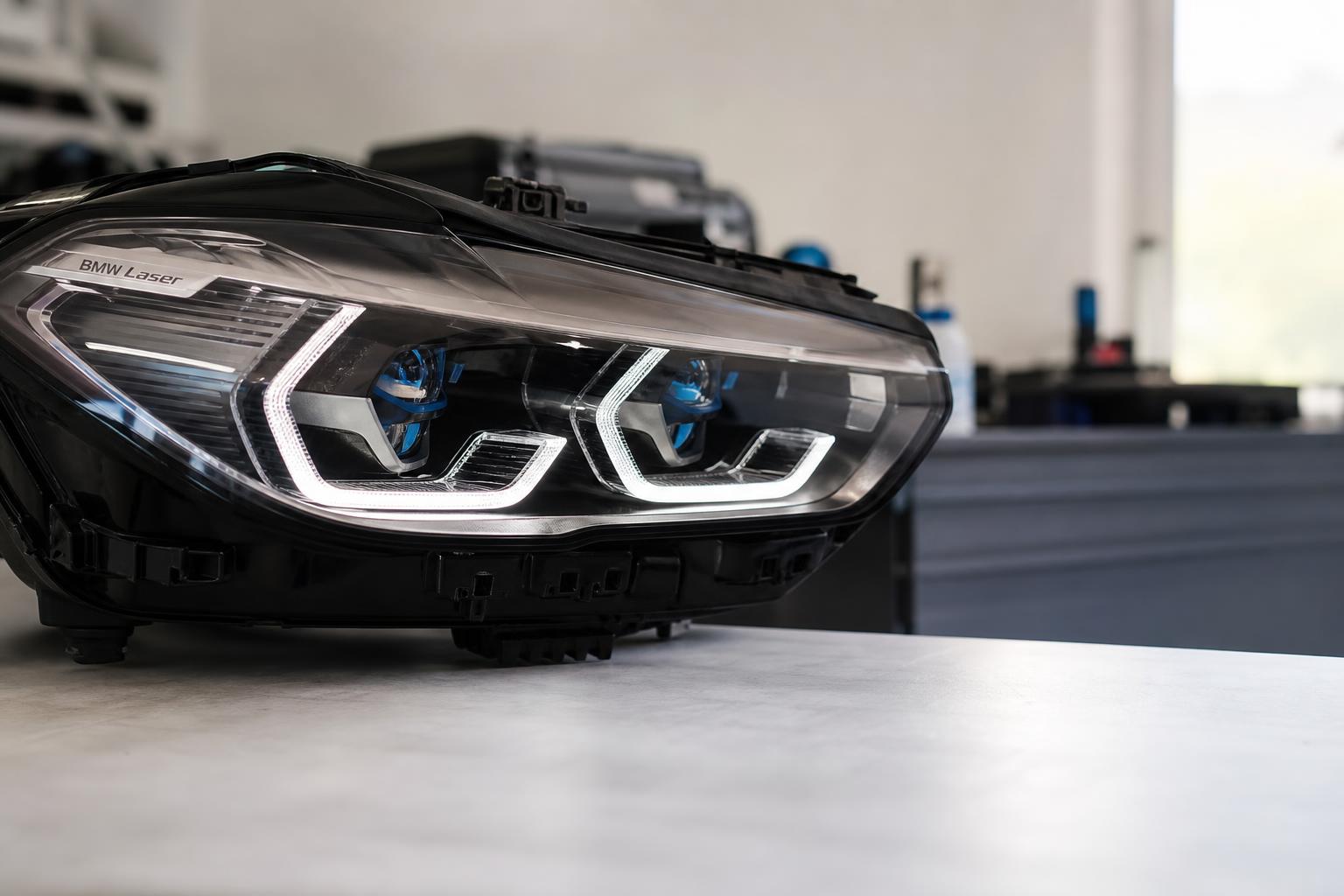 Premium used BMW LED headlight at LowCost Auto Parts